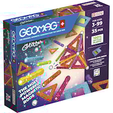 Geomag Glitter Recycled 35 delar