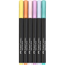 Black Edition Penselpennor Pastell 6-pack, Faber-Castell