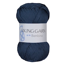 Bambino 50 g tummansininen Viking Garn