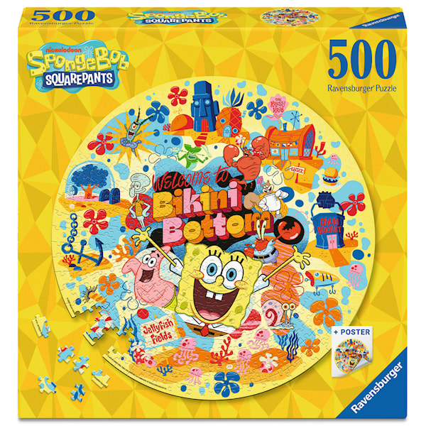 Sponge Bob Runt Pussel 500 Bitar Ravensburger