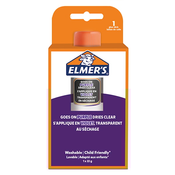 Elmers limstift lilla (forsvinne) 22g, 1 stk