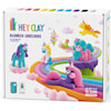 Modellera Regnbåge och Enhörningar lufttorkande 15-pack Hey Clay