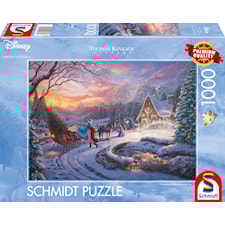 Pussel Disney Cinderella Bringing Home for Christmas 1000 bitar, Schmidt