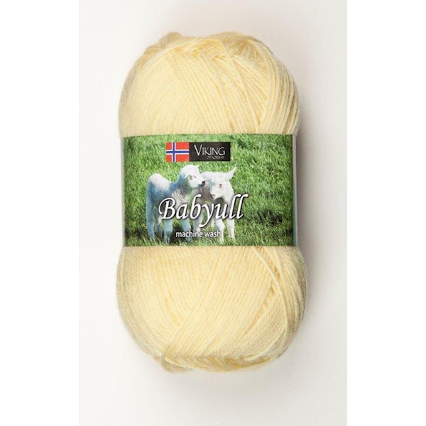 Viking of Norway Baby Ull 50 gr Gul 342