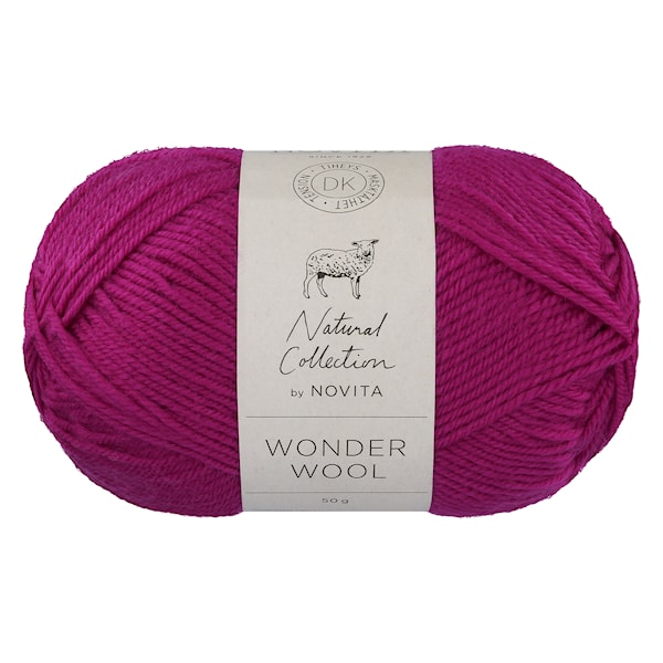 Wonder Wool DK Garn 50 g Nejlika 780 Novita