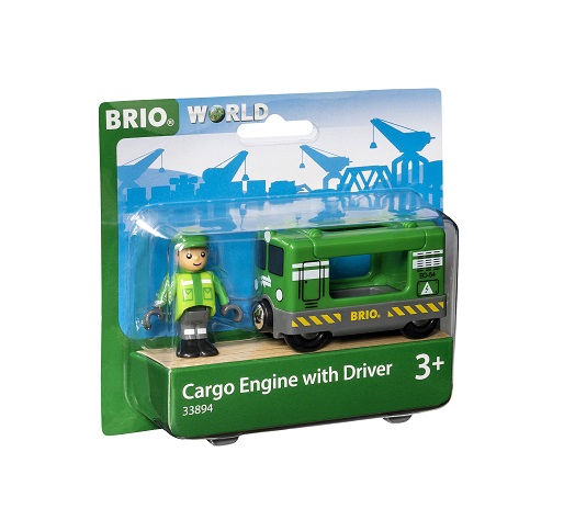 BRIO World - 33894 Tavarajunan veturi ja kuljettaja, Brio