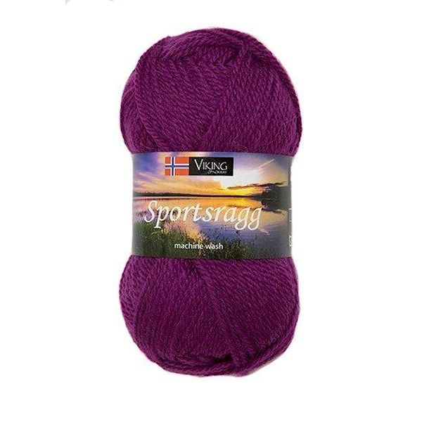 Viking of Norway Sportsragg Garn Ullmix 50g Ljung 569