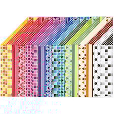 Color Bar rivekartong, A4, 210x297 mm, 250 g, 16 ass. ark/ 1 pk.