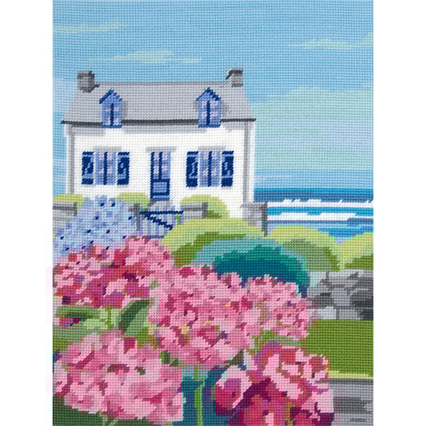 Forhåndstrykt lerret 30 x 40 cm, Motiv Brittany