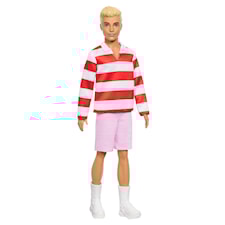 Barbie Fashionista Ken Modedocka Red & White Stripes