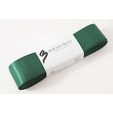 Skogsgrönt Satinband 25mm x 5 meter