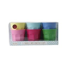 Rice Classic colors Mugg 6-pack H: 7.5 cm Melamin