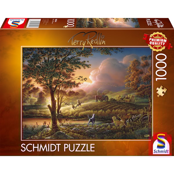 Puslespill Harvest in the glow of the sun 1000 brikker, Schmidt