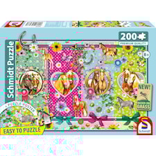 Pussel Hästig lycka  200 bitar Schmidt