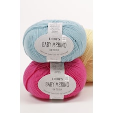 Baby Merino Garn Merinoull 50 g Ljusrosa (05) Drops