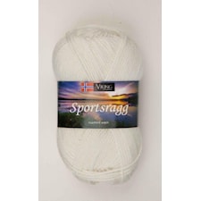 Sportsragg Garn Ullmix 50 g Vit 500 Viking Garn