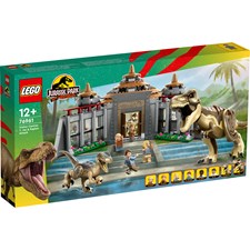 Besøkssenter: T. rex og Raptor angriper LEGO®  Jurassic World (76961)