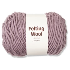 Felting Wool 100 g Dusty Pink A008 Adlibris