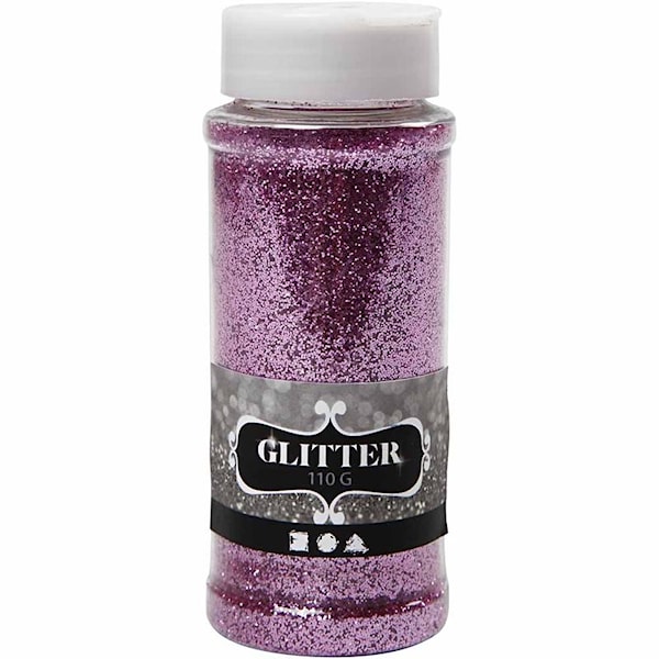 Glitter, 110 g, pink
