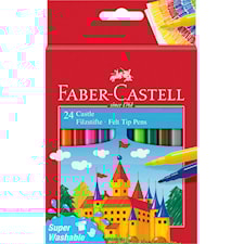 Tuschpennor Barn 24-pack Faber-Castell
