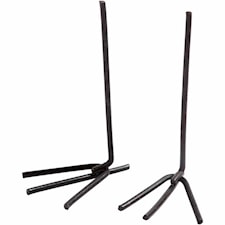 Fugleføtter og kyllingføtter, B: 2 cm, H: 5 cm, svart, 20stk.