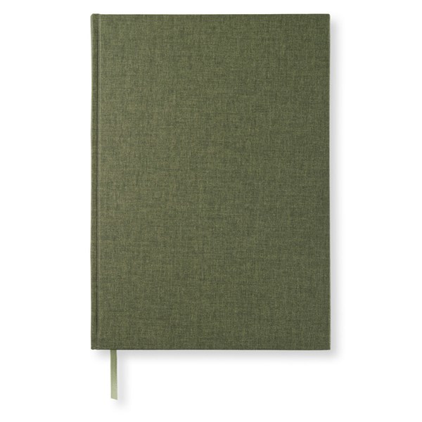 Paperstyle Anteckningsbok A4 Linjerad Khaki Green Textil