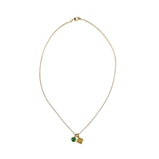 Halskjede Osofina Short Necklace, Green