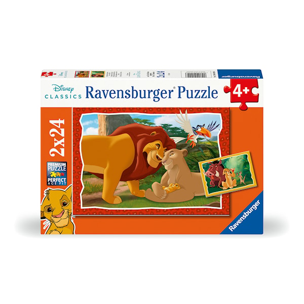 Pussel The Lion King 2x24 bitar, Ravensburger