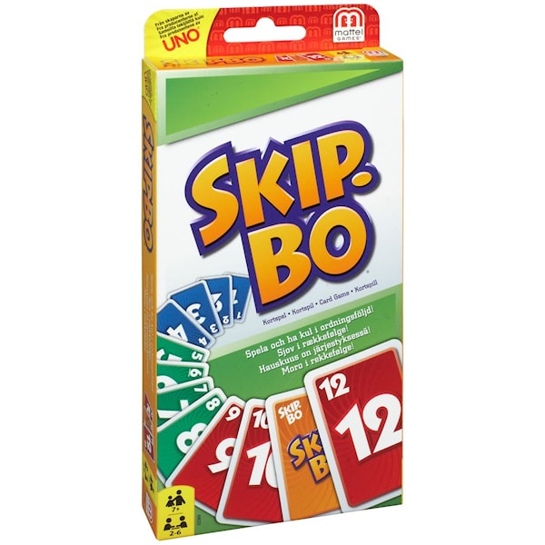 Spill Kortspill Skip-Bo, Mattel (NO/DK/SE/FI)