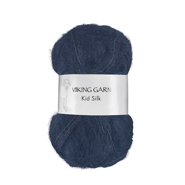 Kid/Silk Garn 25 g Marine 326 Viking Garn