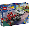 Silvers bil mot Knuckles monstertruck LEGO Sonic (77118)