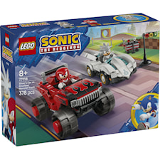 Silvers bil mot Knuckles monstertruck LEGO Sonic (77118)