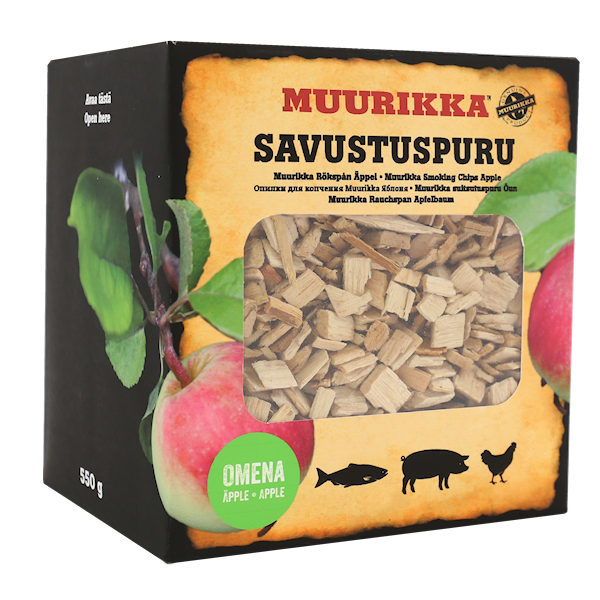 Muurika Rökspån Äppelträd 550 gram