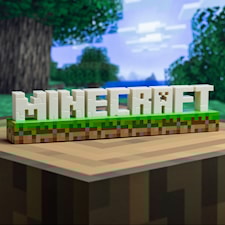 Minecraft Logo Light Lampa