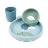Done by Deer Silicone dinner set Happy clouds Blue
