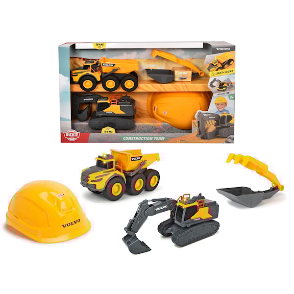 Volvo Construction Lekesett, Dickie Toys