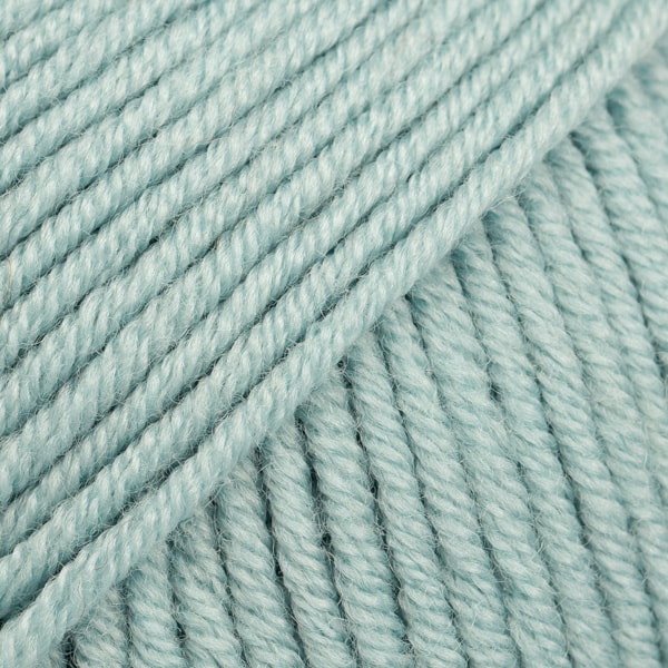 Merino Extra Fine Uni Colour Garn Merinoull 50 g Ljust Grågrön (15) Drops