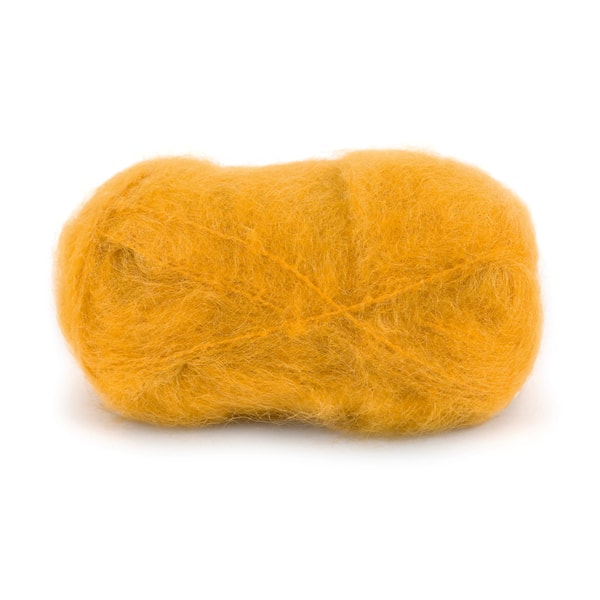 Dale Garn Line Langmo Påfugl Mohair Mix 50 g Majs gul 7902