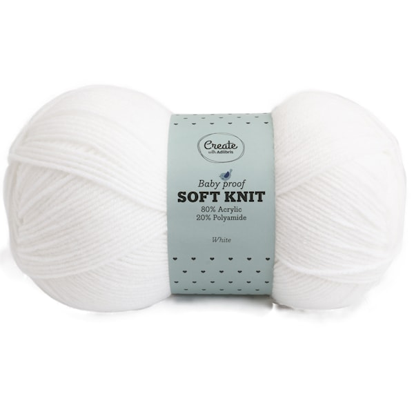 Adlibris Soft Knit 100g White A325