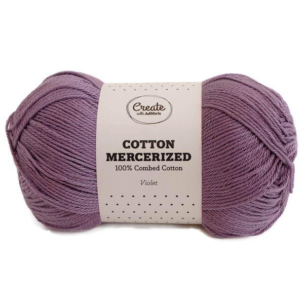 Adlibris Cotton Mercerized 100g Violet A307