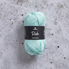 Tilda Garn Bomullsmix 50 g Ljus mint Svarta Fåret