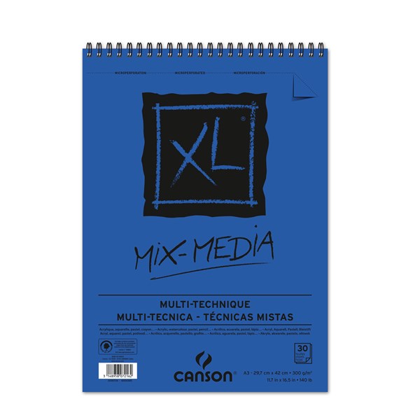 Canson XL Mix Media 30 ark A3 300 gr