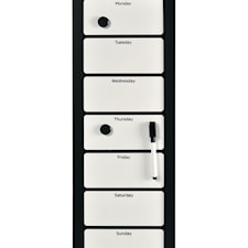 Veckoplaneringstavla 20x60 cm inklusive penna, sudd och magneter BNT Office