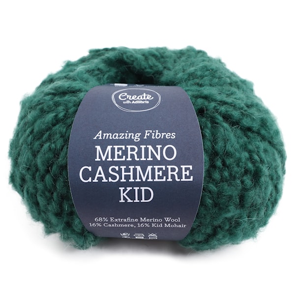 Adlibris Merino Cashmere Kid 50g Bottle Green A584