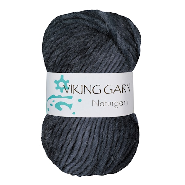 Naturgarn 50 g Multi grå 614 Viking Garn