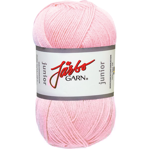 Junior Garn Akrylmix 50g Ljusrosa (67004)