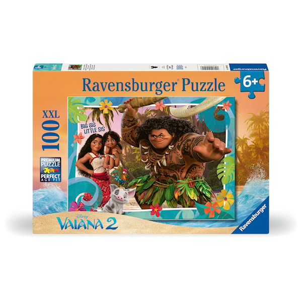 Disney Vaiana 2 Pussel 100 bitar XXL, Ravensburger