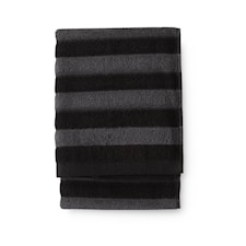 Finlayson Reiluraita Handduk Ekologisk Fairtrade Bomull 50x70 cm Grå/Svart