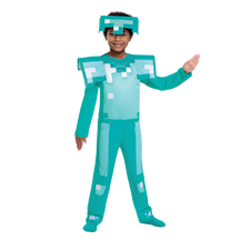 Minecraft Maskeraddräkt Fancy Diamond Armour S (4-6) Disguise