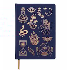 Muistikirja Mystik, Viivallinen, 200 sivua, Designworks